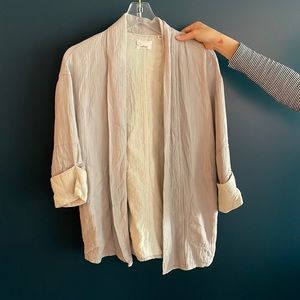 Aritzia Wilfred Cotton Blazer